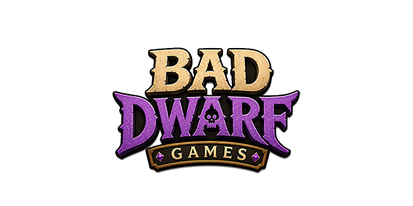 Isolated logo for Bad Dwarf Games